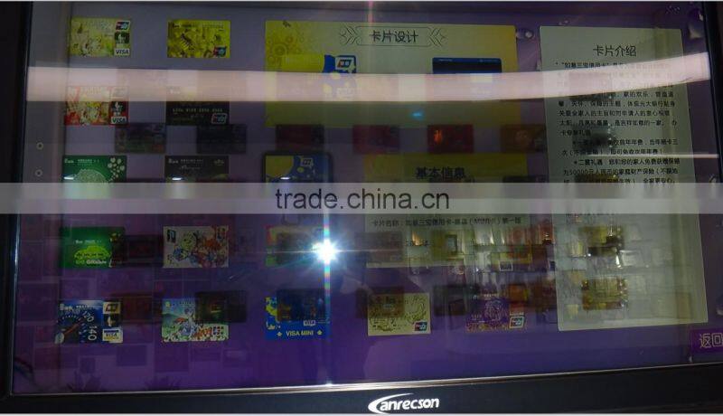 Transparent lcd display for advertising 22",46" transparent showcase