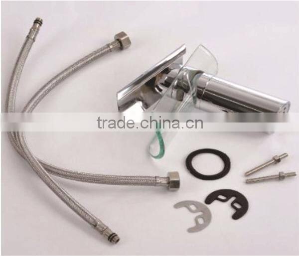 big spray mouth basin faucet, glass bottle with faucet single handle basin faucet, china sanitary ware