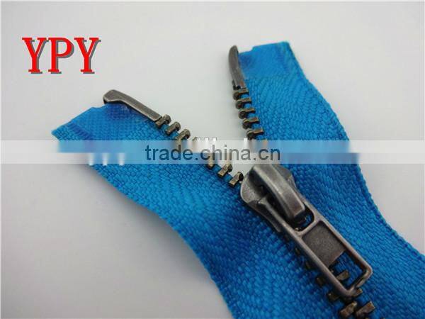 top sale metal zipper with blue tape