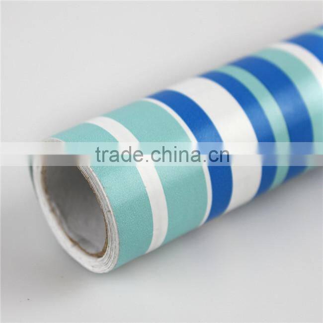 Blue lines printing self adhesive vinyl film