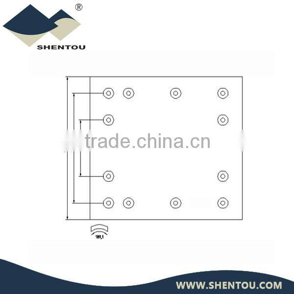 Truck Brake System WVA Brake Lining 10100400010