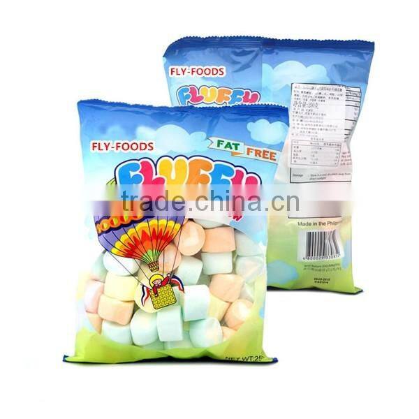 bulk Vanilla flavoured column shape halal marshmallow
