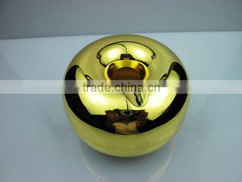 new design Apple shape metal round ashtray table ashtray