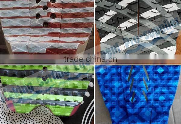 Competitive price and best quality surfboard traction pad/Surfing grip pad stomp pad