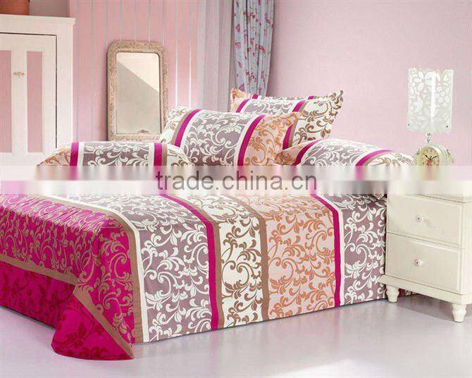 Disperse printed polyester bedding set fabric/bedsheet fabric/bedding fabric