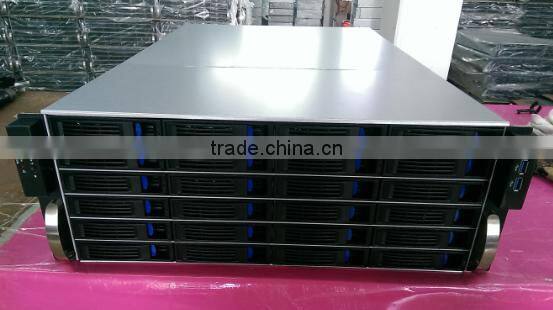4u server 24 HDD trays rack-mount case for
