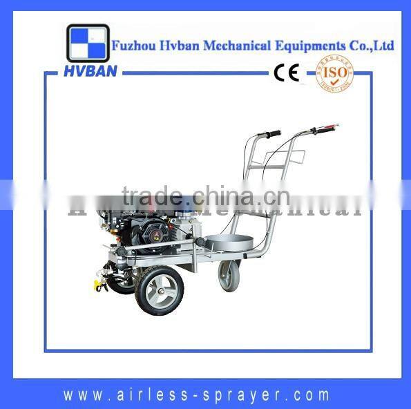 HB135 road marking high pressure diaphragm airless paint sprayer machine, petrol/gas machine