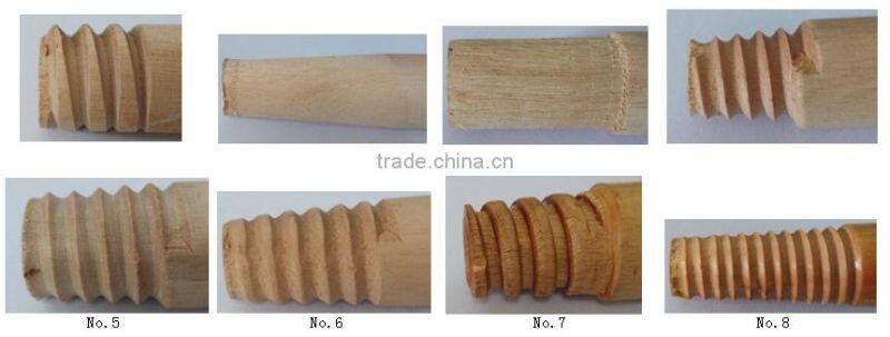 Cleaning tools mops handle colorful fower design wood broom stick