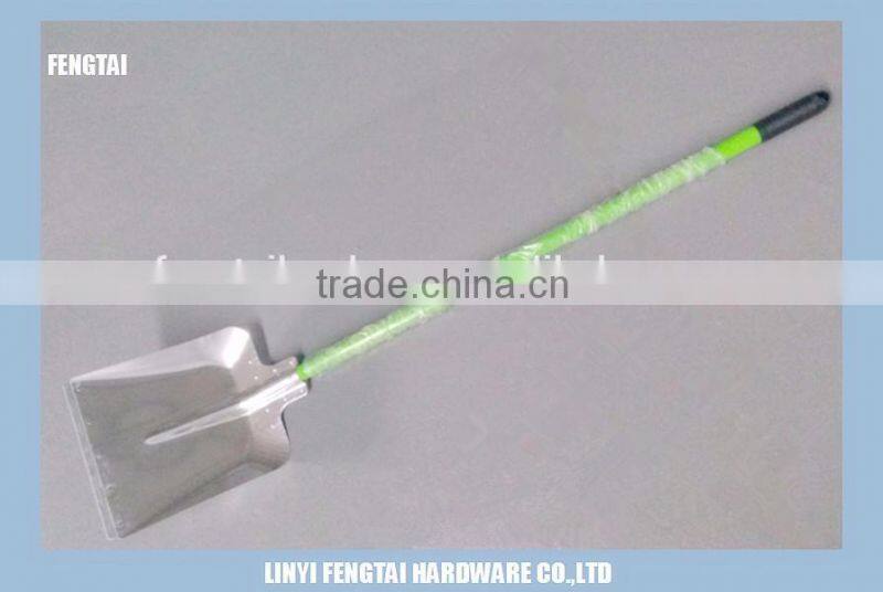 Long Fiberglass Handle Aluminium Snow Shovel
