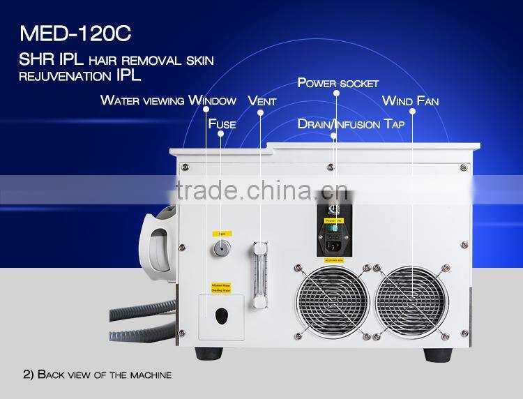 CE certificated mini IPL depilator for home use/ permanent hair removal