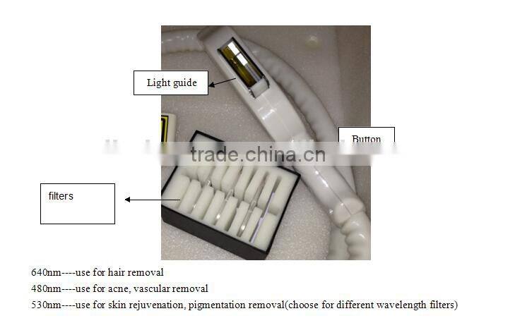 New technology e-light ipl rf+nd yag laser / elight shr hair salon equipment ipl laser machine
