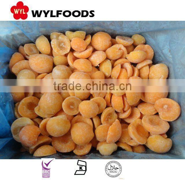 Frozen apricot halves ,grade A