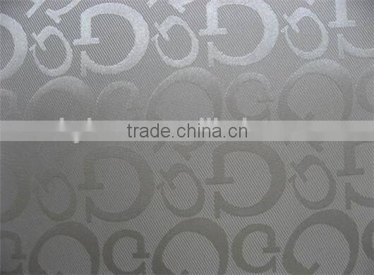 Factory customized jacquard foaming satin fabric for handbags