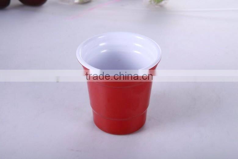 two tone melamine cups with different size, yogurt cup size
