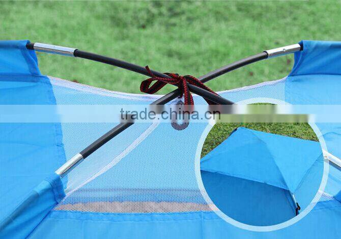 2017 new 4 Person 2 Layer camping tent,outdoor tent with With Fiberglass Pole