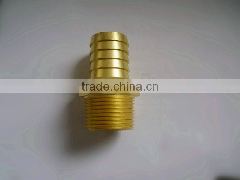 CNC american type brass NPT threaded male pex pipe hose fitting