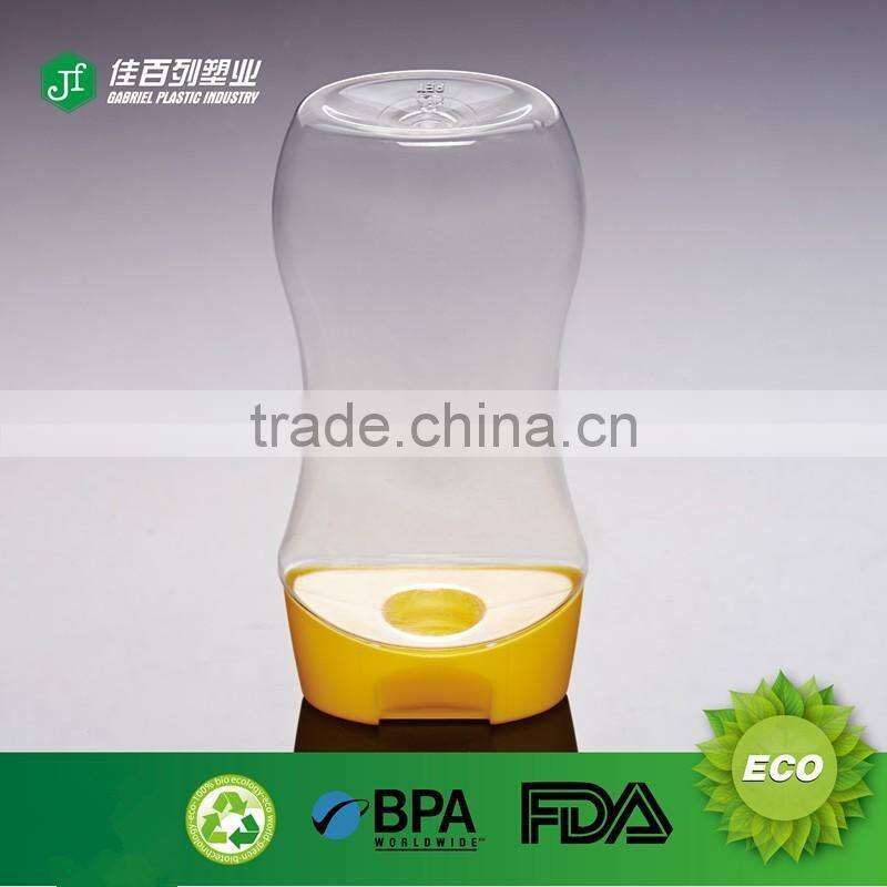 Up side down Large Sauce Squeezable Silicone Caps Bottle honey jars