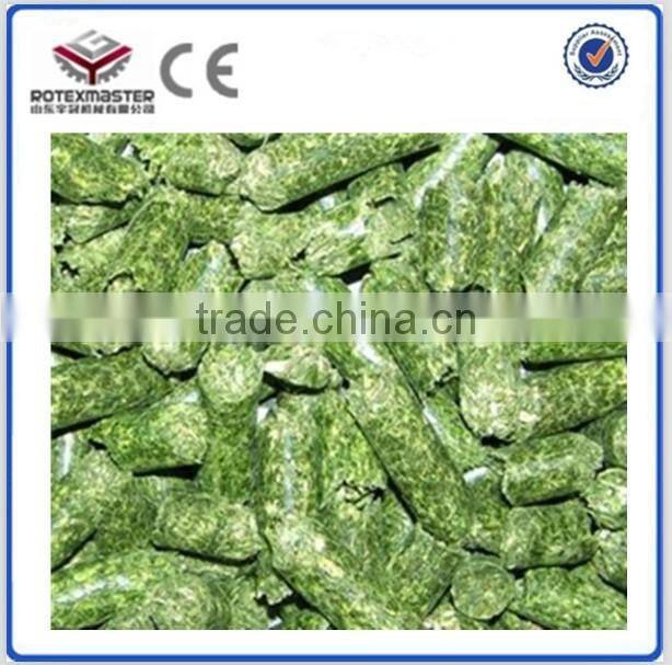 high quality alfalfa cube hay straw pellet production line