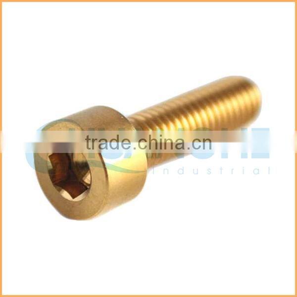 Made in china cheap anodized titanium bolt