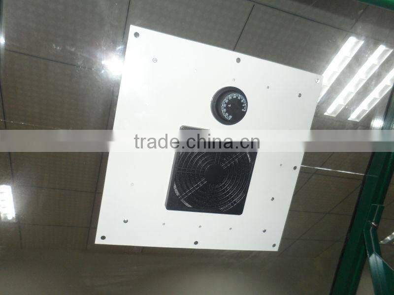 Solar powered mini greenhouse ventilation fan