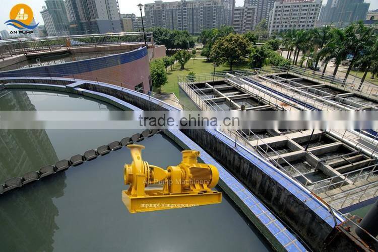 Horizontal heat power cogeneration system end suction pump