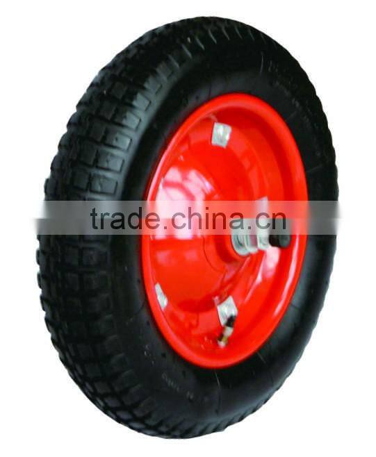 Rubber wheel PR1302A,Pneumatic wheel,Tool cart wheel