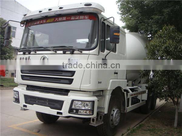 China SHACMAN F3000 6x4 concrete transport truck mixer with best price