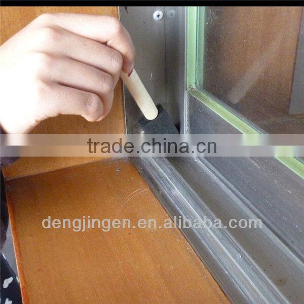 Low-density Flexible Durable Oil Painting Yellow Color Paint Foam Roller Brush