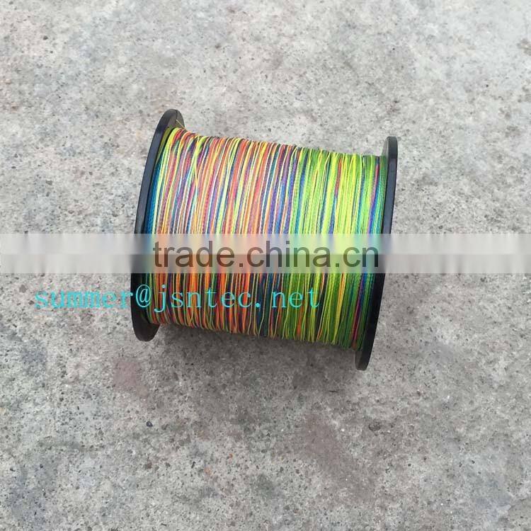 Multi-color 150m 1.0# 0.16mm 8 strand PE braided fishing line