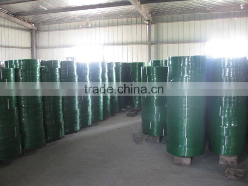 Green color 16mm PET packing belt for carton strapping