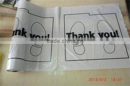 HDPE disposable plastic car foot mat for cleaning
