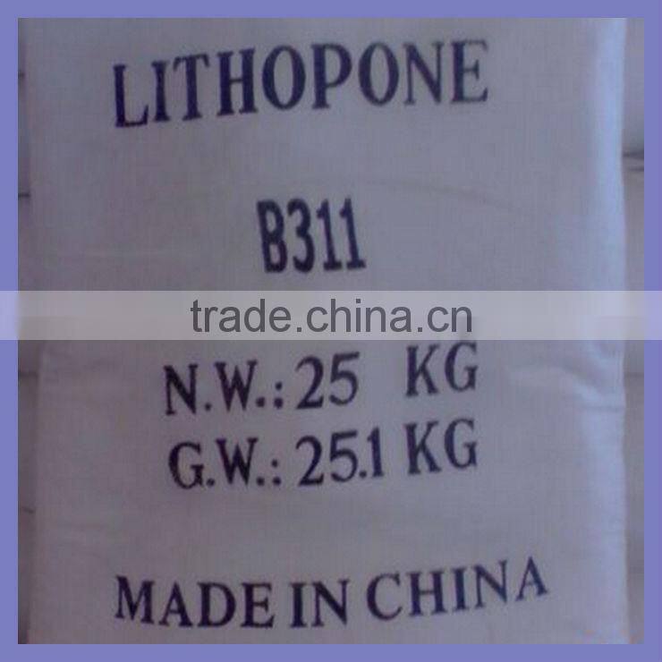 Barium zinc sulfate/ Lithopone B301,B311 (28%-30%) for paints, coating, plastic, rubber,masterbatch use
