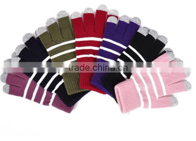 soft warn golves for touch screen smart mobile phone