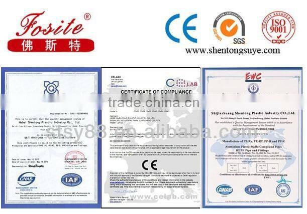 manufactory supply ppr plastic pipe for water