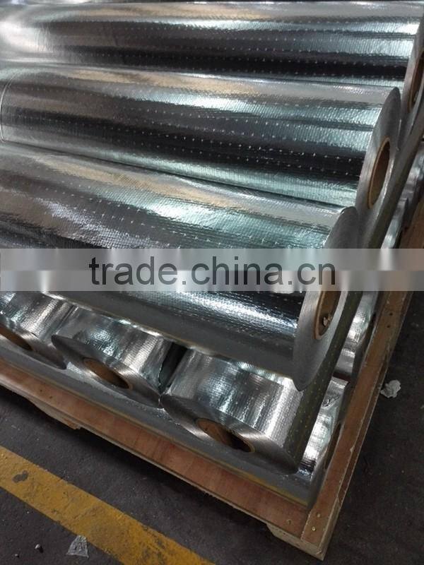 perforated foil radiant barrier reinforced alu foil faced woven fabric alu foil insulation