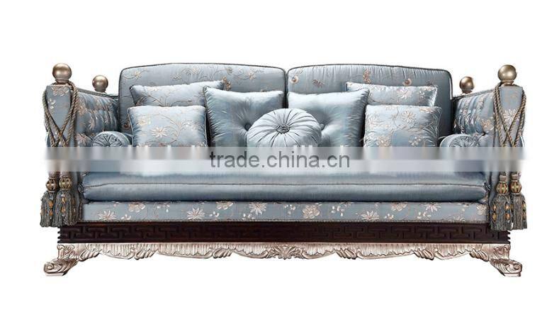 Luxury living room furniture fabirc sofa set