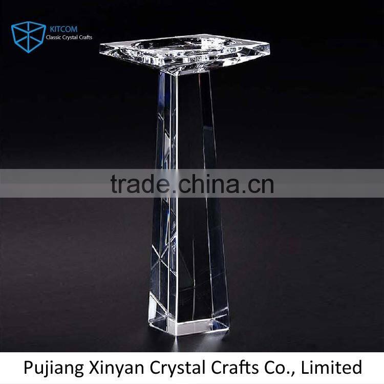 Best Prices special design decoration crystal candle holders manufacturer sale
