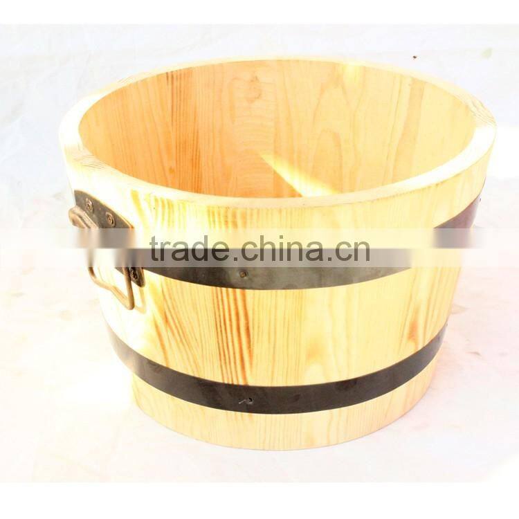 wooden bucket for custom and wholesale