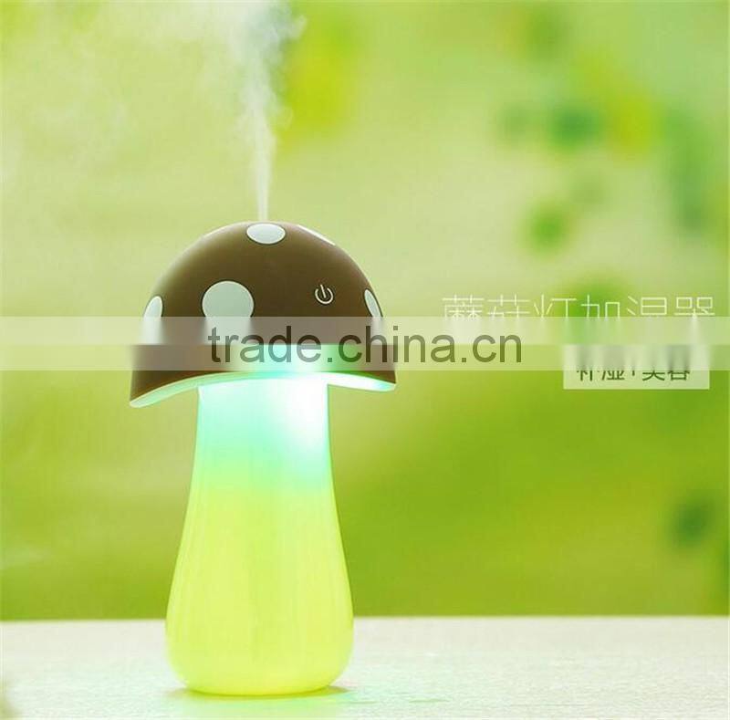CT-738 Mini USB Humidifier Mushroom humidifier nightlights Humidifier water bottle