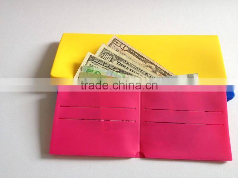 Fashion Silica gel Card Bag Silicone Wallet