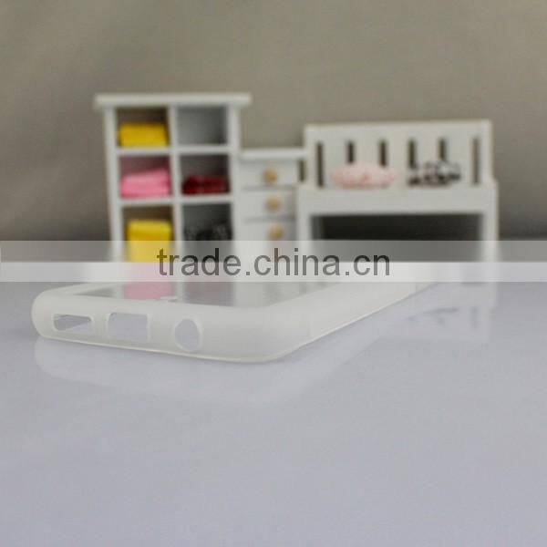 Transparent smartphone phone case with groove for samsung s8 plus