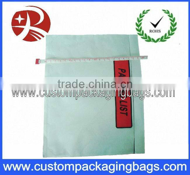 Customized High quality self-adhesive packing list mailing bags