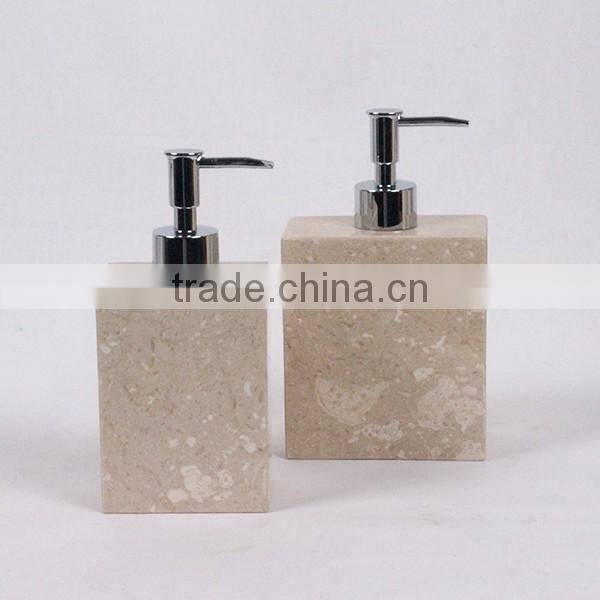 Marble home decor bathroom accessories sets designed from factory wholesale