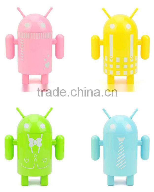 Supply creative fashion Android robot colorful light / small Night light --Pink