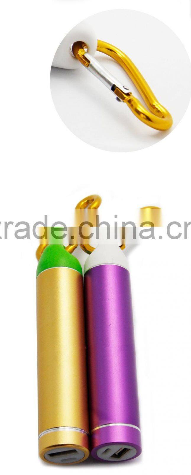 climbing hook power bank 1200mAh / travel gift power bank with led light