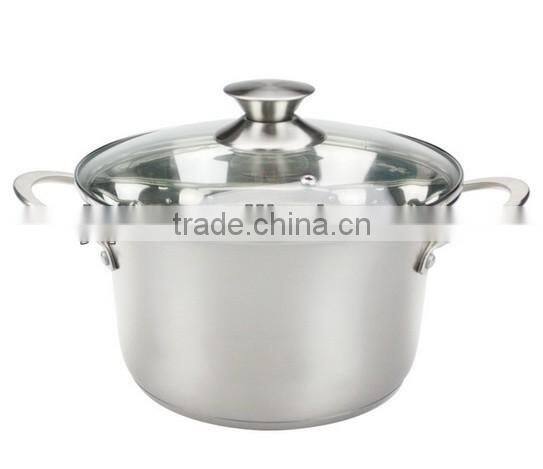 Tempered glass lid insulated casserole pot soup pot