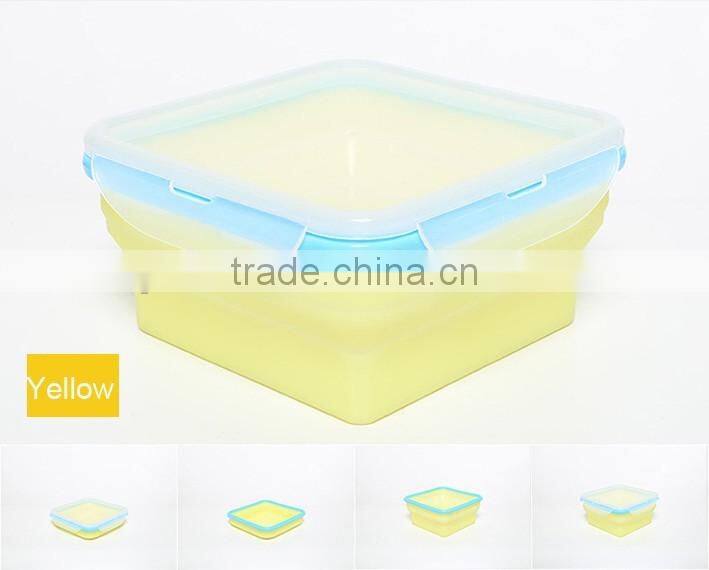 Silicone Food Storage Lunch Box Containers