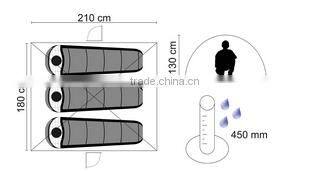M210 x P180 Y130cm cheap big sleeping area camping tent