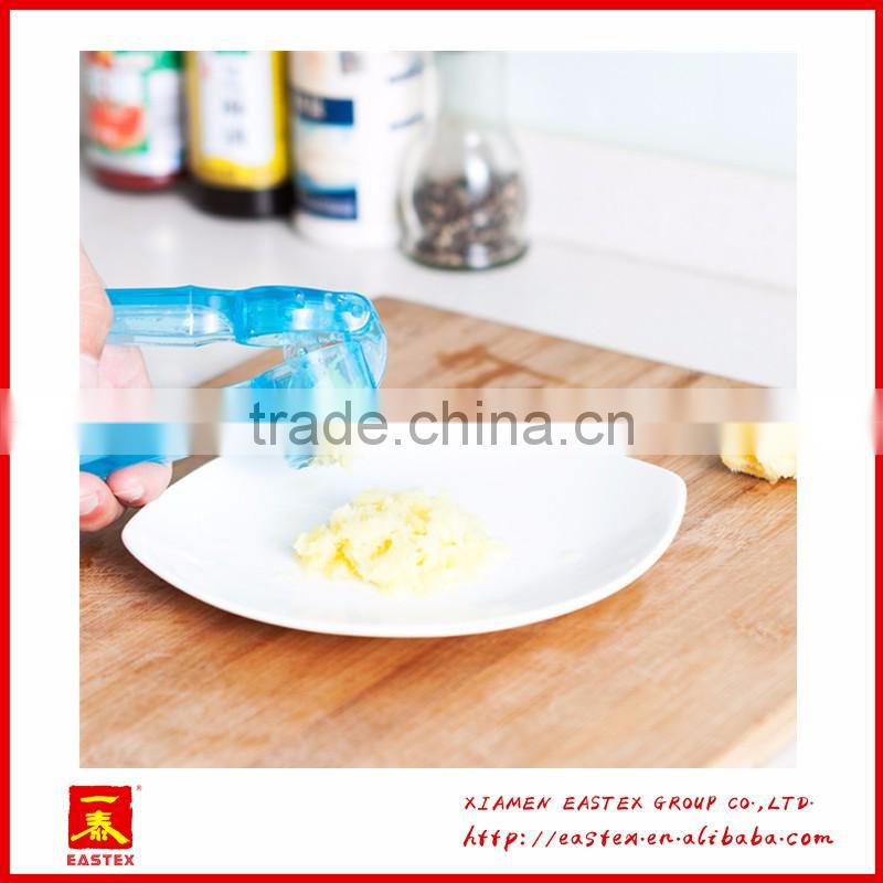 Manual convenient use plastic PC garlic presser and crusher