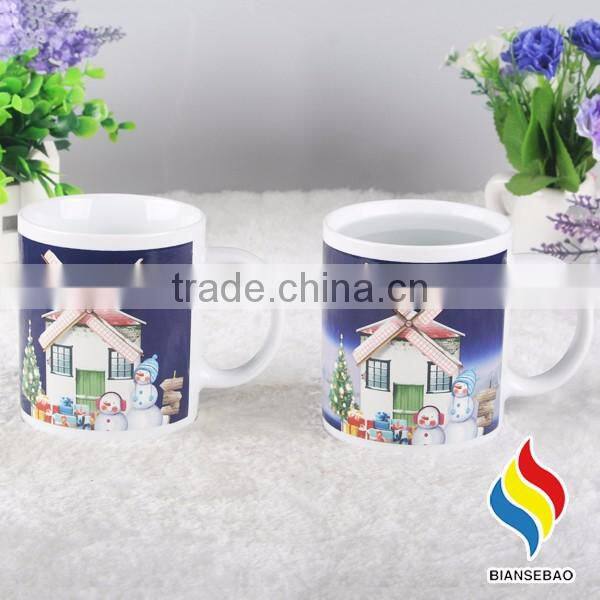 Shenzhen BianSeBao company ceramic mug factory wholesaler